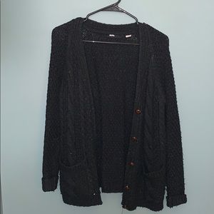 Bdg heavy black cardigan